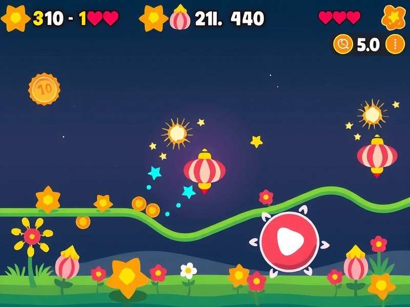 Papad Spring Spectacle level progression and power-ups